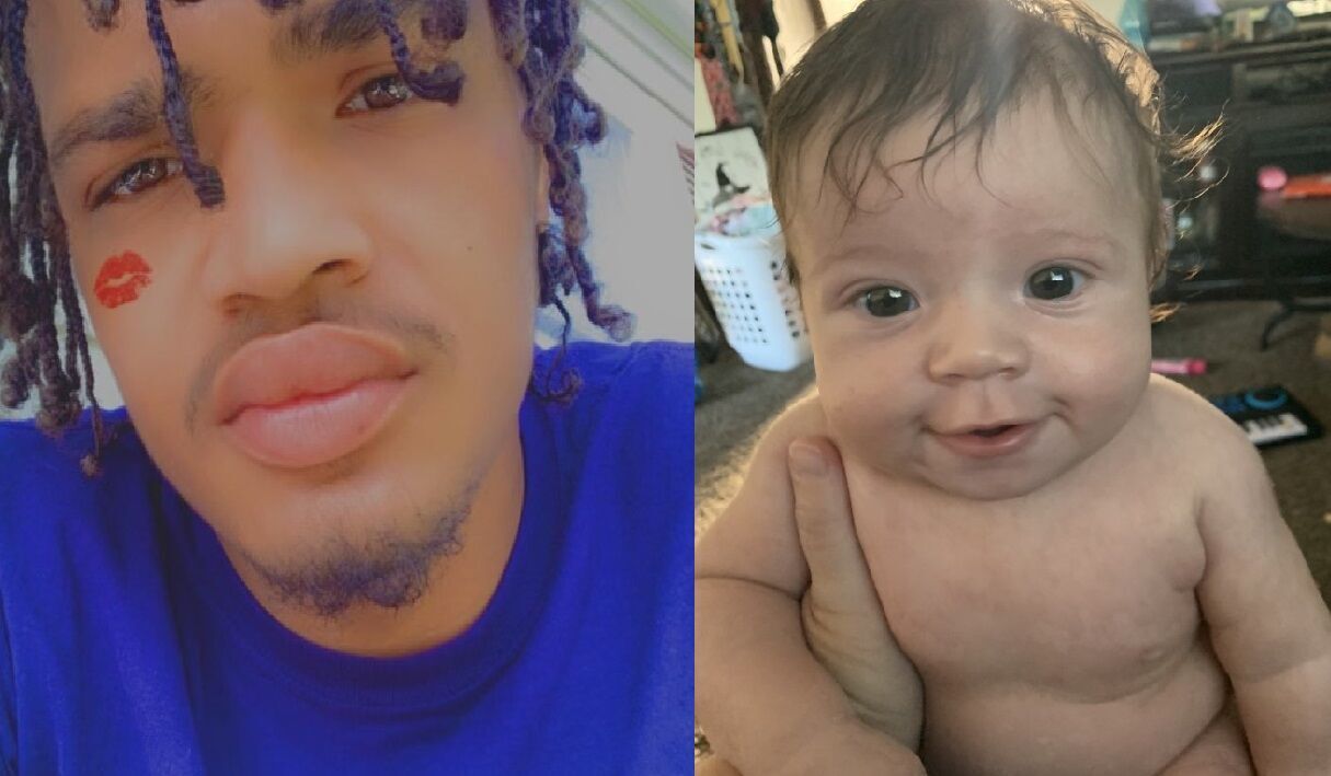 Missing father, baby